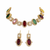 Premium Quality | Indian Monalisa & Polki | Bridal Necklace with earrings | Gold Matte Finish |