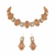 Premium Quality | Indian Monalisa & Polki | Bridal Necklace with earrings | Gold Matte Finish |