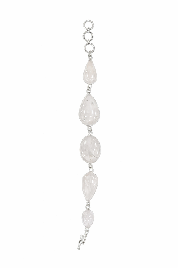 Premium Quality | Natural White Moonstone Bracelet | Crystal Bracelet |