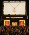Anti- Tarnish Gold Plated Round & Taper Baguette Shape Premium Quality Chain Pendantwith CZ Stones