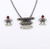 Premium Quality | Silver Replica Inspired | Colored Stone | Pendant Set |