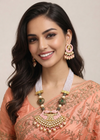 Premium Quality | Meenakari & Crystal Beads | Rani Har Necklace Set | Handmade Jewelry |