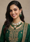 Premium Quality | Kundan Meena | Crystal Beads | Choker Necklace |