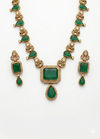 Premium Quality | Doublet Stone | Brass | Handmade Necklace Set |