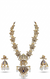 Monalisa Glass | Rani Har | Necklace Set with Earrings | Gold Plated |