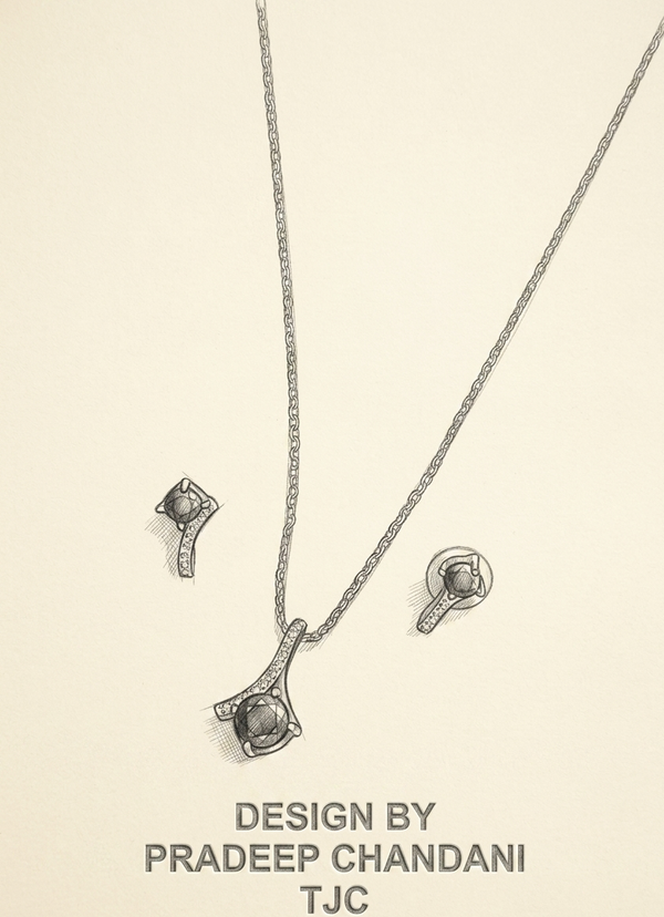 Premium Quality | Monalisa Glass | Anti-Tarnish Chain Pendant |