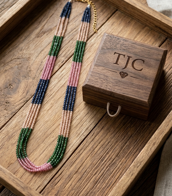Premium Quality | Multi Sapphire Inspired | Hydro Beads | Multi Color Mala |