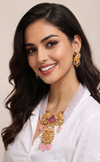 Premium Quality | Monalisa Stone | Rani Har Necklace | Handmade Jewelry |