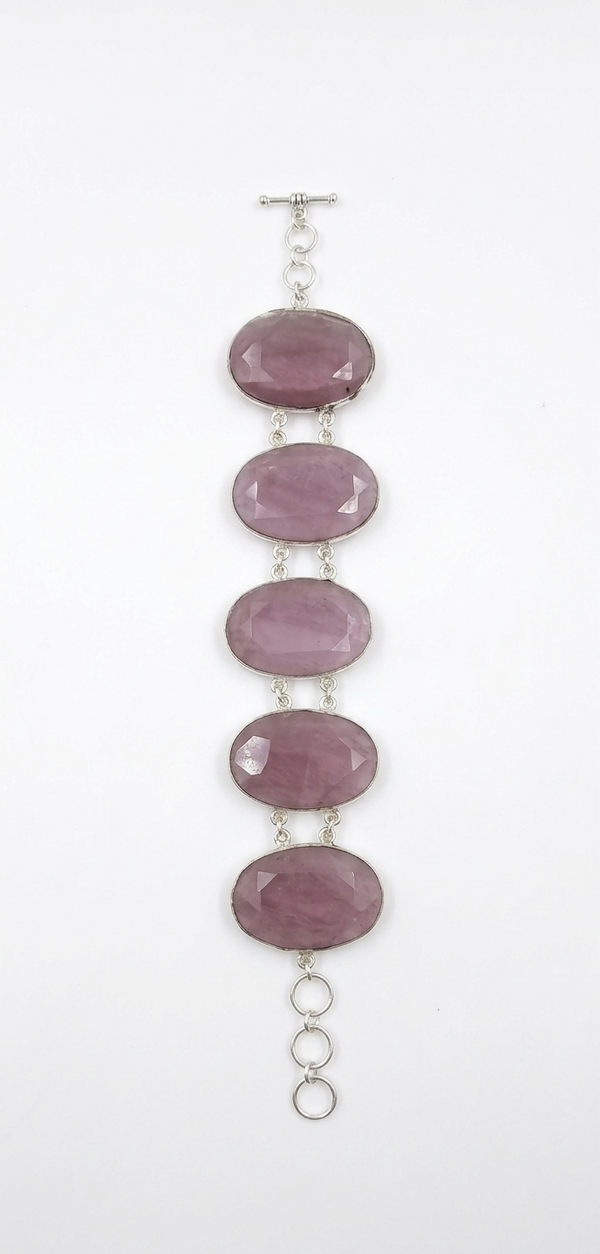Premium Quality | Natural Amethyst Stone Bracelet | Handmade Bracelet |