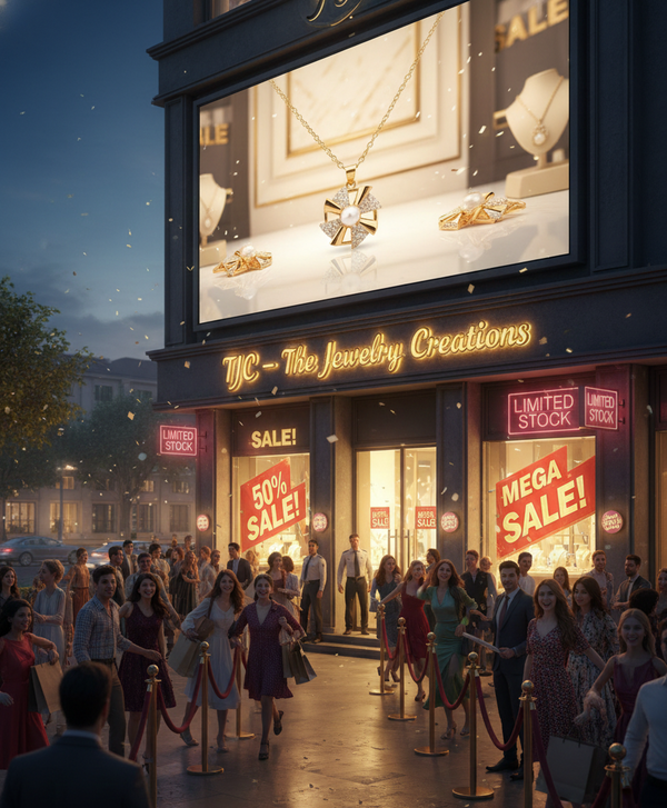 Anti - TarnishPinwheel Flower Shape Premium Chain Pendant with CZ Accents & Statement / Designer Anti- Tarnish Chain Pendant