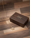 Anti - Tarnish Star Flower Shape Premium Chain Pendant with CZ Accents& Charm Anti -Tarnish Jewelry