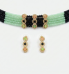 Premium Quality | Beaded Choker Set | Studd Earrings |
