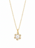 Bloom Design Anti - Tarnish Premium Classic White Pearl Chain Pendant in Gold Plated
