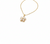 Anti - Tarnish Gold Plated Daisy Flower Premium Quality Chain Pendantwith CZ Stones
