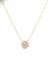 Anti - Tarnish Sparkling Clover Flower ShapePremium Chain Pendant with CZ Accents & Statement Chain Pendant