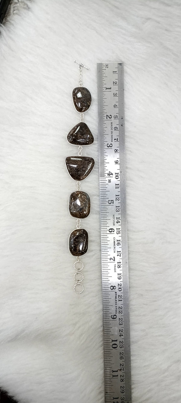 Premium Quality | Natural Handmade Brown Jasper Stone Bracelet |