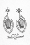 Premium Quality | Gold Plated | Long Tops Earrings | Dublet Stone |