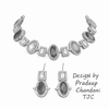 Premium Quality | Indian Monalisa & Polki | Bridal Necklace with earrings | Gold Matte Finish |